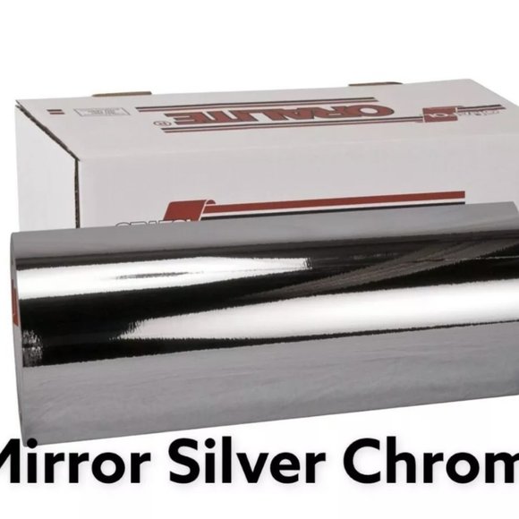 Oracal 352 12" x 1 YARD Chrome Mirror Vinyl BN20 & Cricut - Picture 2 of 2